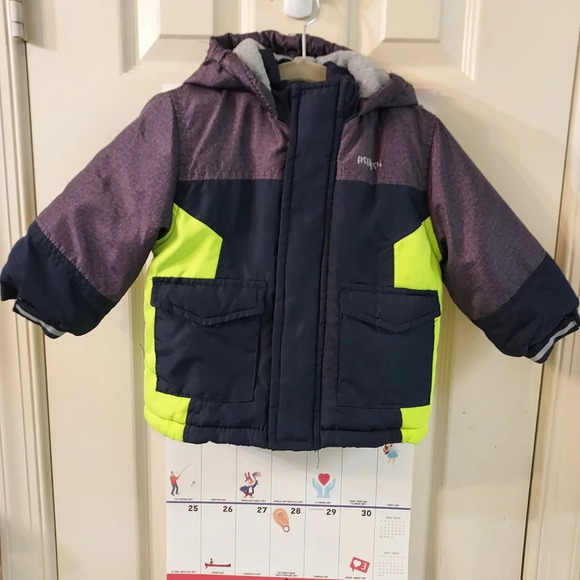OshKosh B'Gosh Baby Boy Navy Fall Ski Jacket in Size 18M - Picture 1 of 10